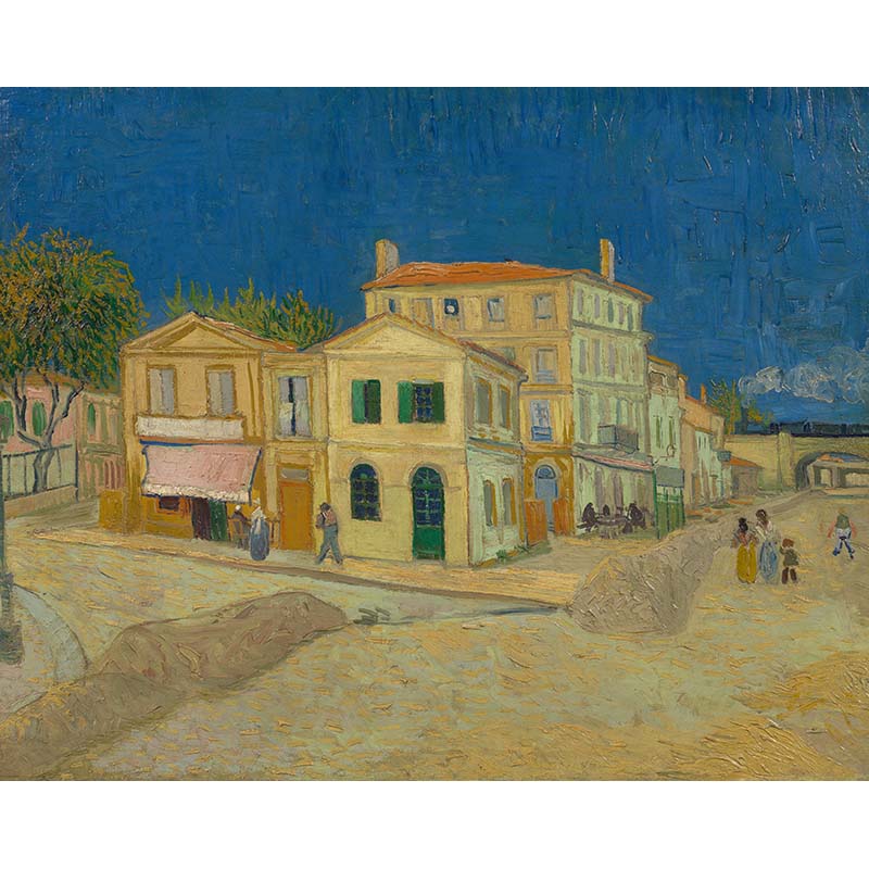 The Yellow House by Van Gogh – Paint by Numbers