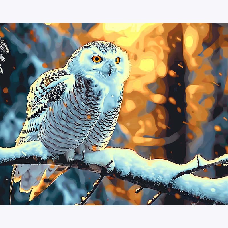 Winter’s Gaze – Paint by Numbers