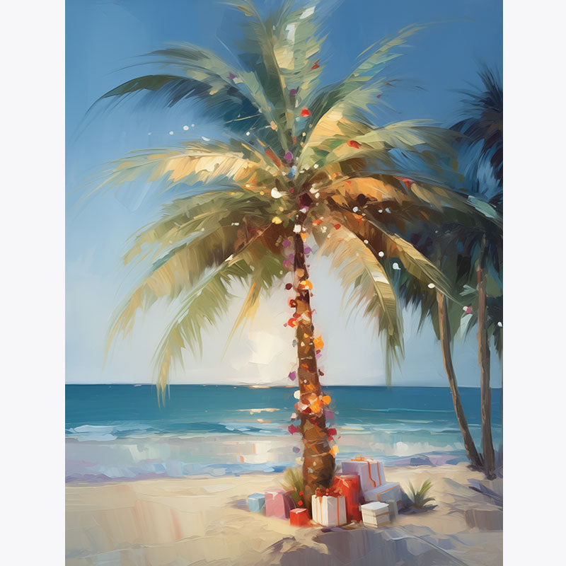 Aussie Christmas Palm – Paint by Numbers