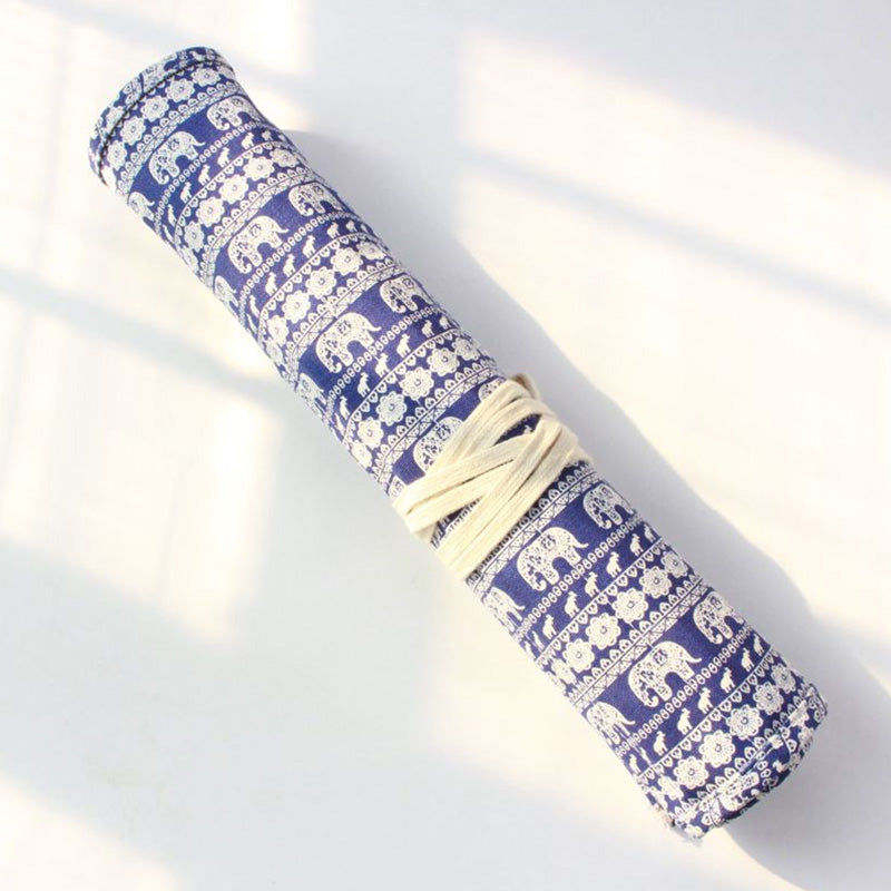 Roll-Up Canvas Paint Brush Bag - Perfect for Paint by Numbers