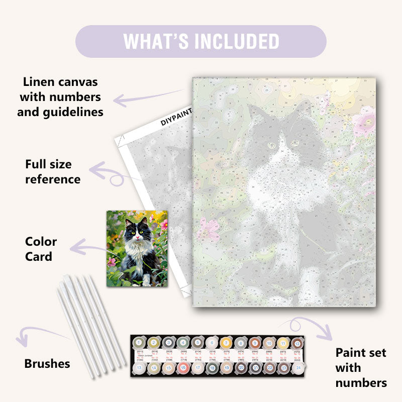 Blooming Wildflowers – Paint by Numbers