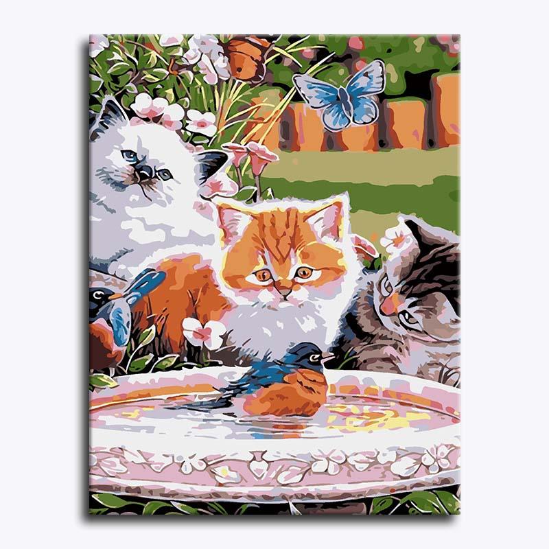 Garden Whisker Wonders – Paint by Numbers - My Store