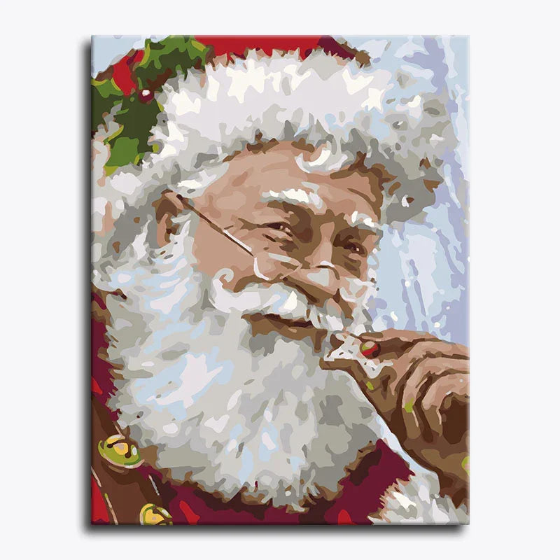 Jolly Santa’s Treat – Paint by Numbers - My Store