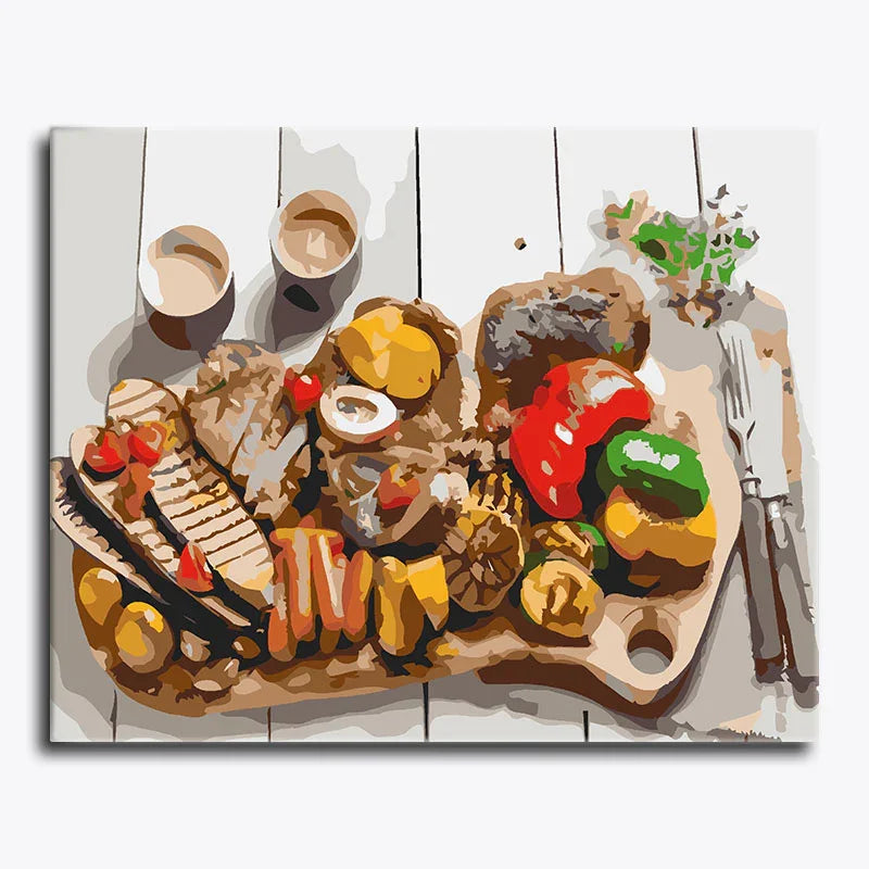 Rustic Brunch – Paint by Numbers - My Store