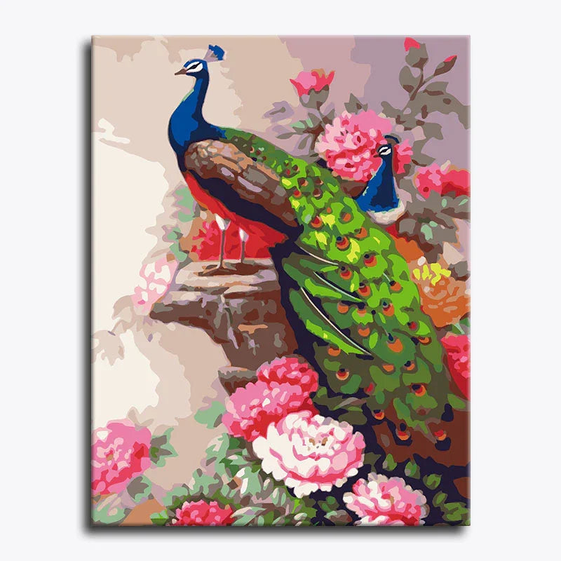 Stunning Peacock – Paint by Numbers - My Store