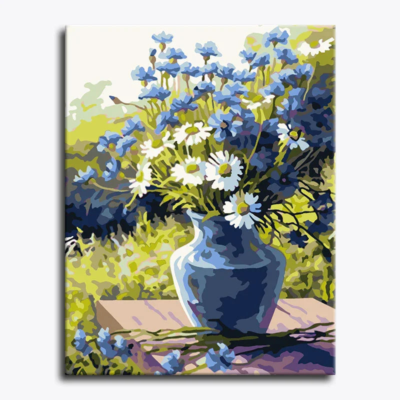 Sunlit Daisies – Paint by Numbers - My Store