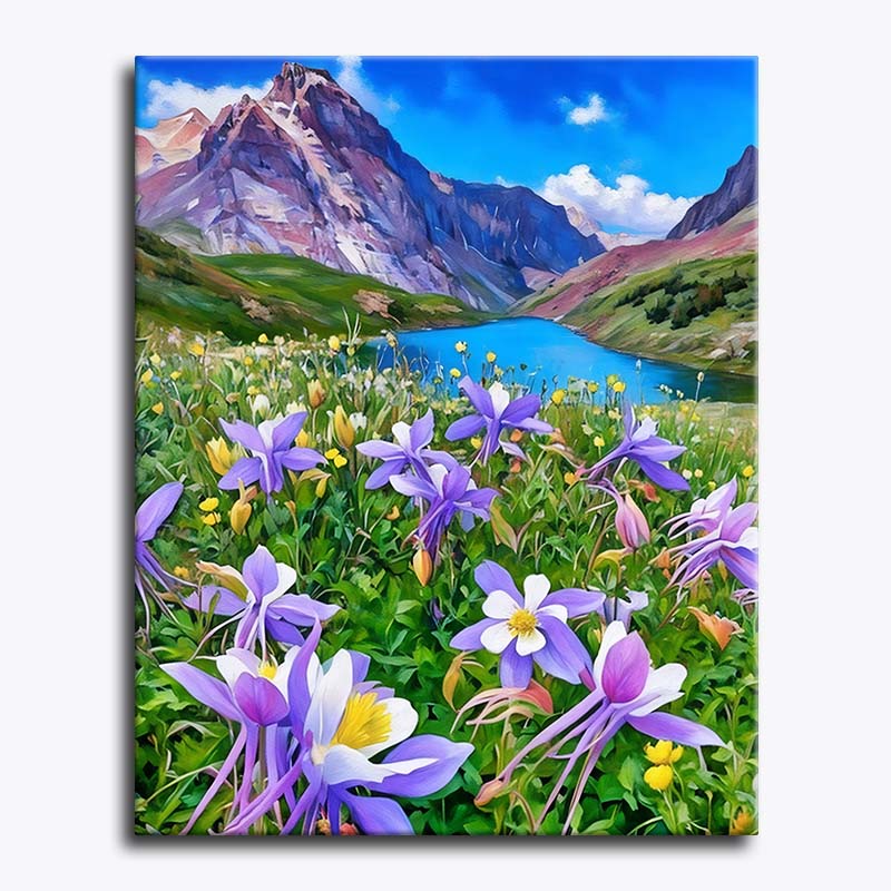 Valley in Bloom – Paint by Numbers - My Store