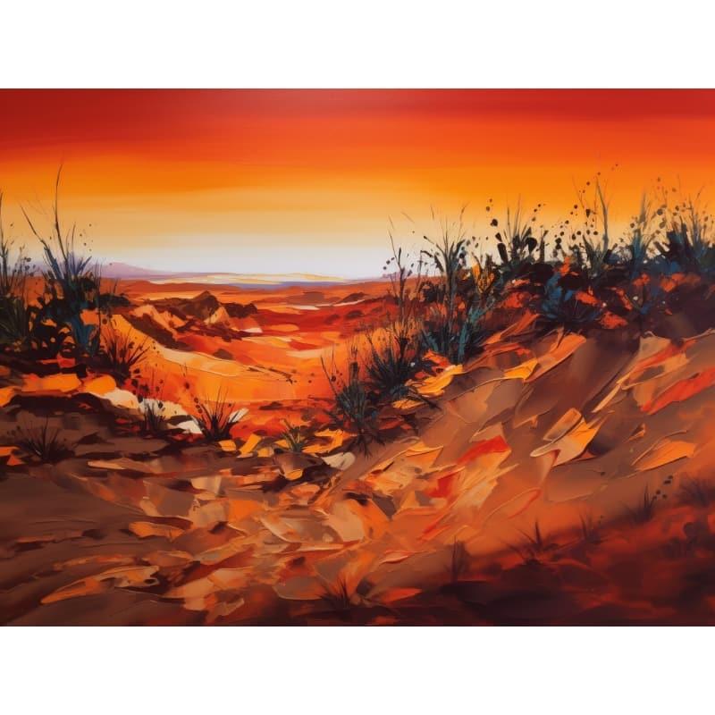 Desert Blaze – Paint by Numbers - My Store