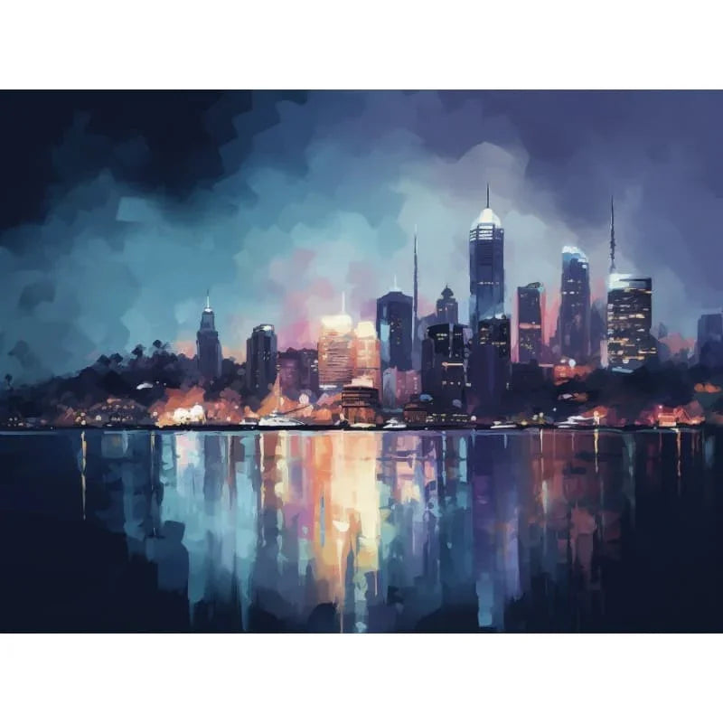 Sydney Night Lights – Paint by Numbers - My Store