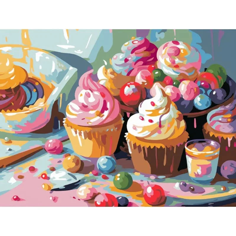 Sweet Treats Delight – Paint by Numbers - My Store