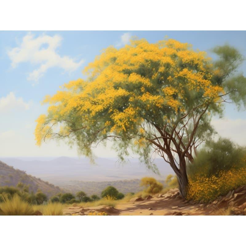 Golden Acacia in the Wild – Paint by Numbers - My Store