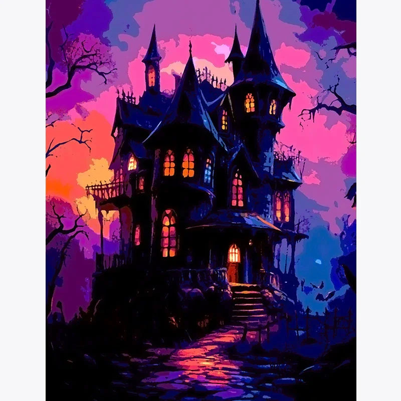 Shadowlight Castle – Paint by Numbers