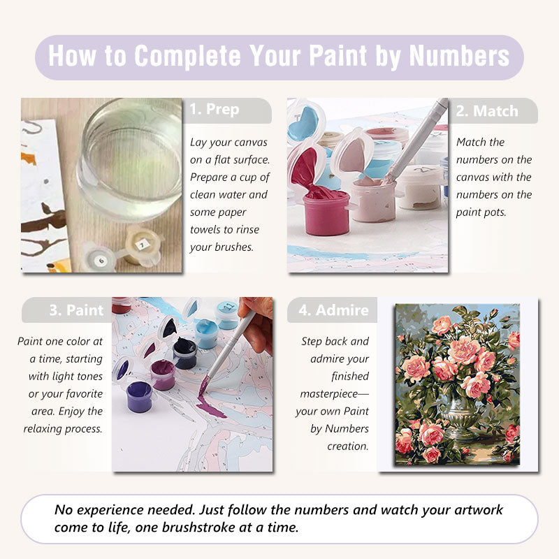 Easter Window View – Paint by Numbers