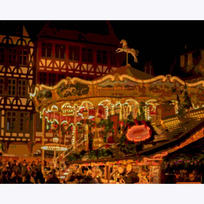 Yuletide Carousel – Paint by Numbers