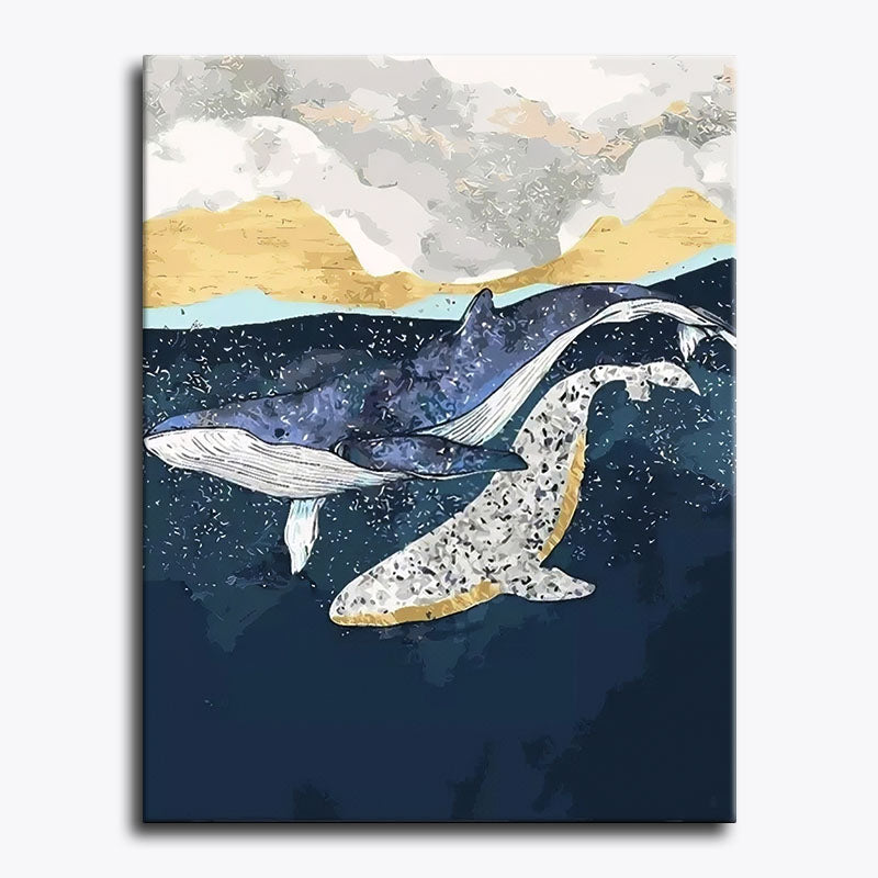 Whale Dance – Paint by Numbers