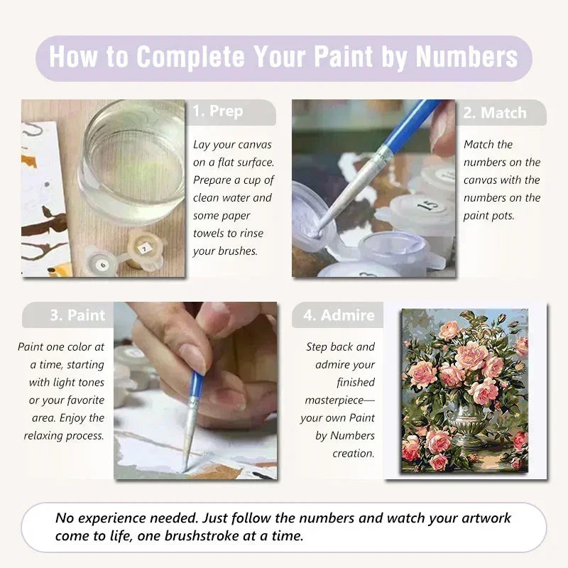 Easter Window View – Paint by Numbers - My Store