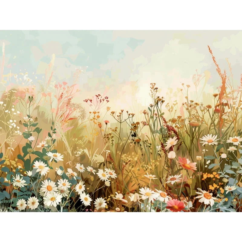 Blooming Wildflowers – Paint by Numbers - My Store