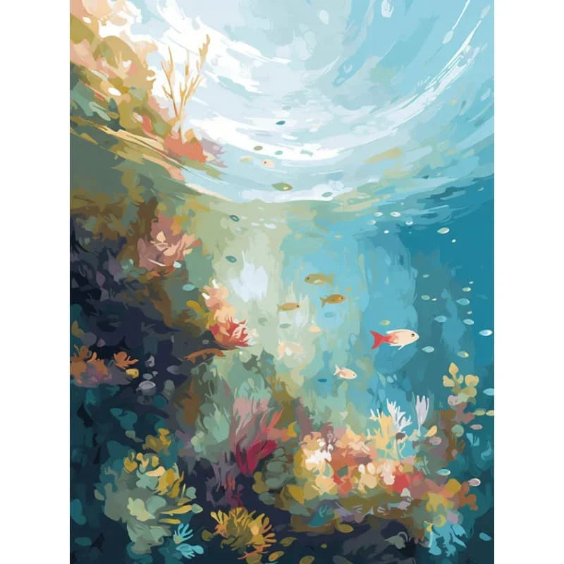 Coral Reef Kingdom – Paint by Numbers - My Store