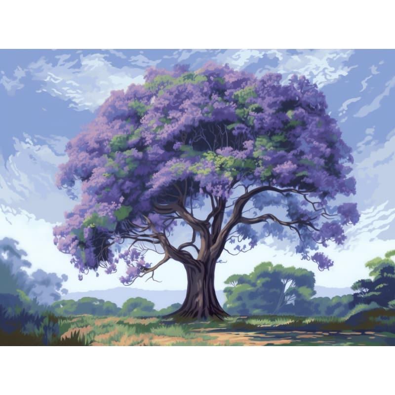 The Jacaranda Blossom – Paint by Numbers - My Store