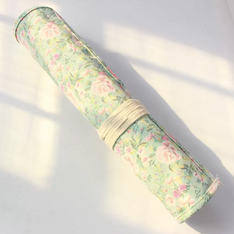 Roll-Up Canvas Paint Brush Bag - Perfect for Paint by Numbers