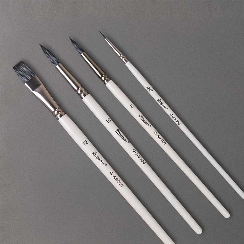 10 Pcs Pro-Quality Paint by Numbers Brushes