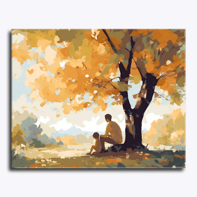 Autumn with Dad – Paint by Numbers - My Store