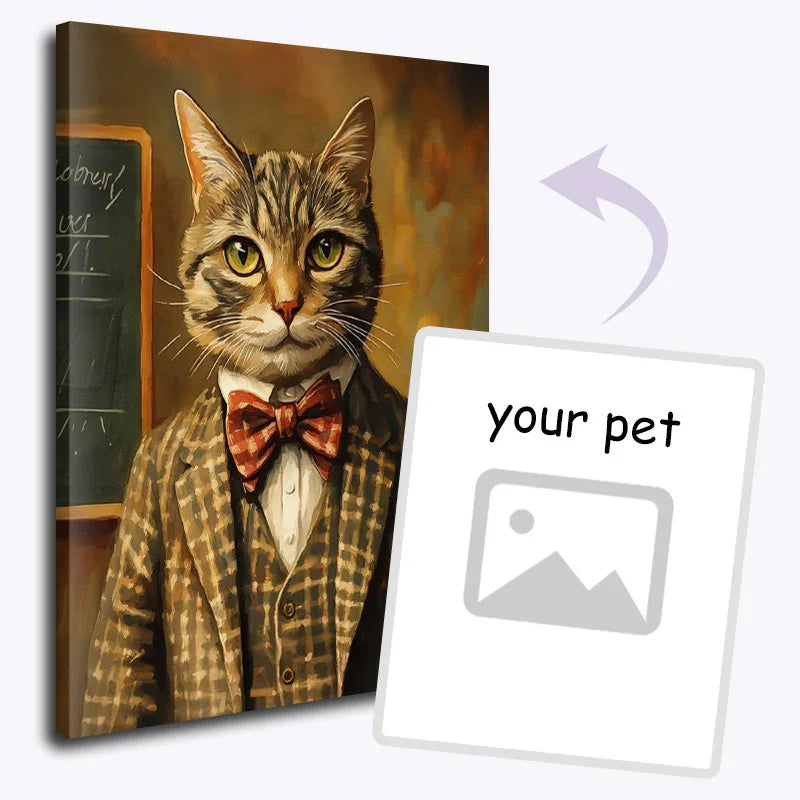 Custom Pet Paint by Numbers – The Professor - My Store