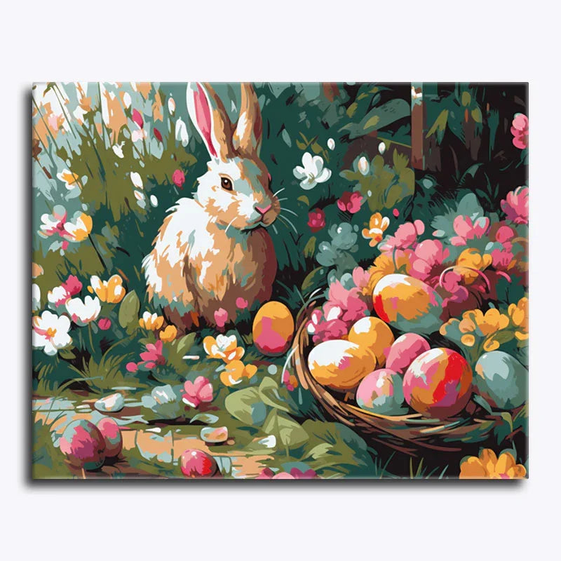 Easter Bunny's Garden – Paint by Numbers - My Store