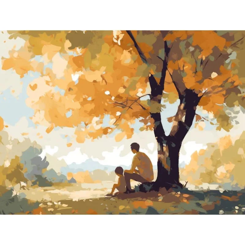 Autumn with Dad – Paint by Numbers - My Store