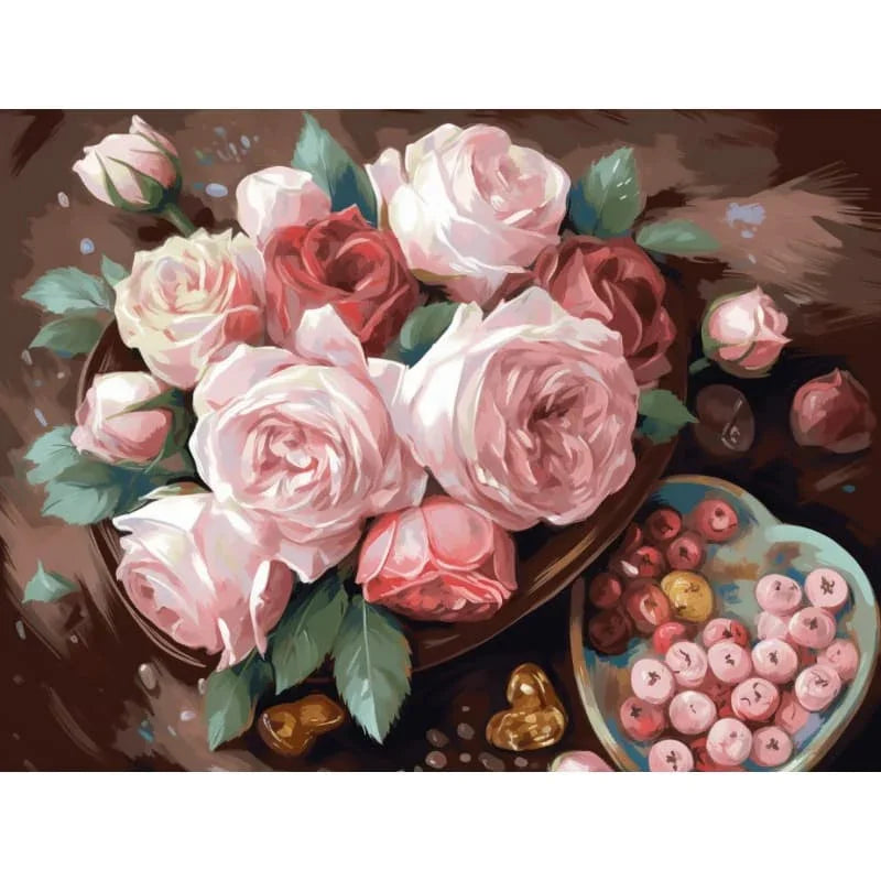 Sweet Love and Roses – Paint by Numbers - My Store