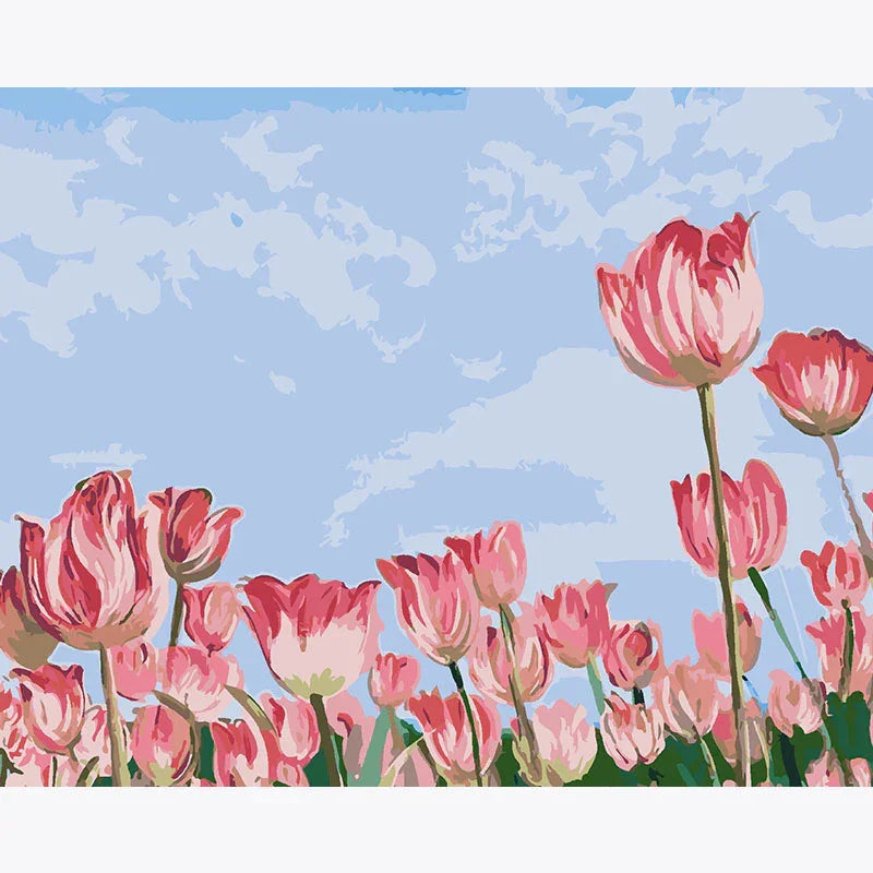 Tulip Skies – Paint by Numbers