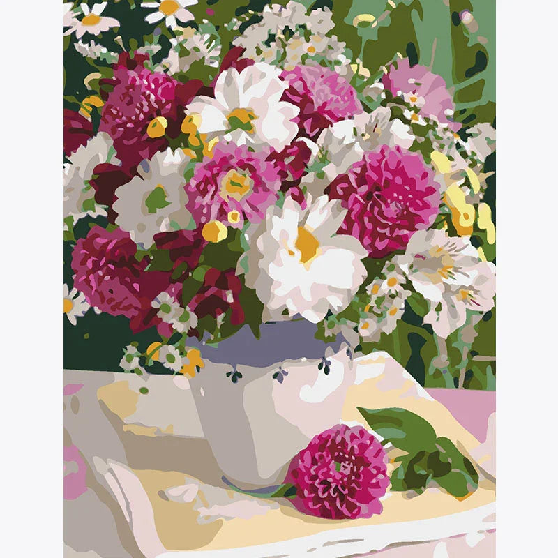 Spring in a Jar – Paint by Numbers