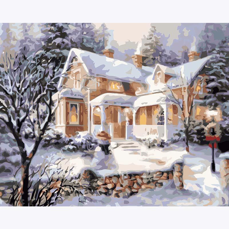 Silent Snowfall – Paint by Numbers