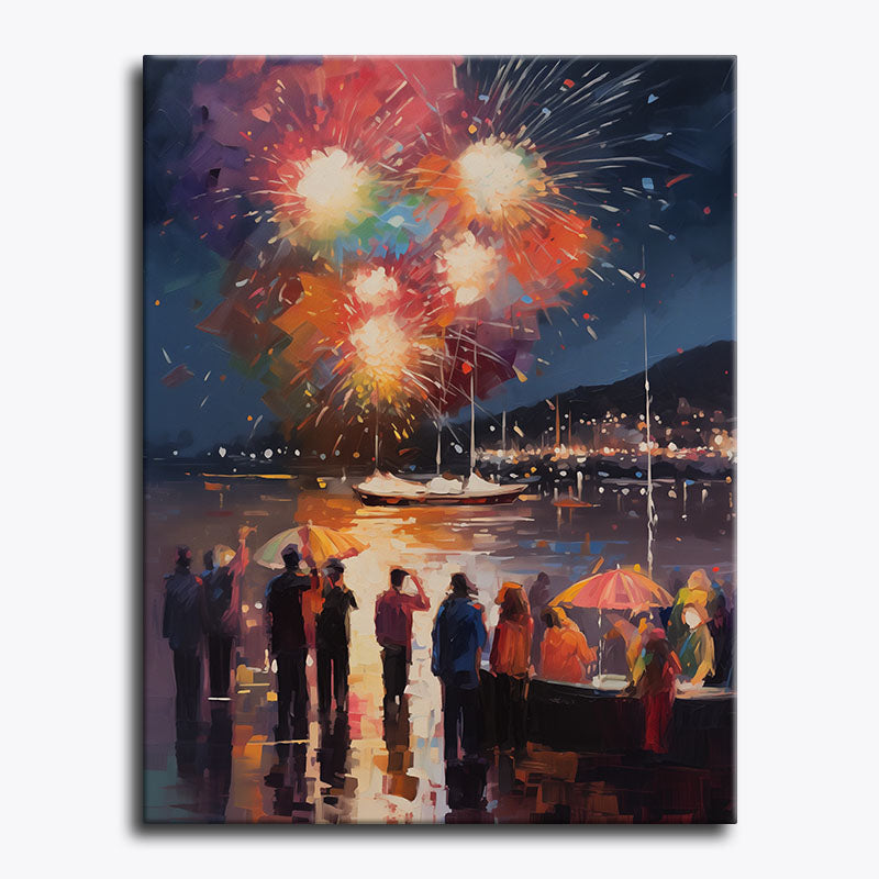 Festival Fireworks – Paint by Numbers