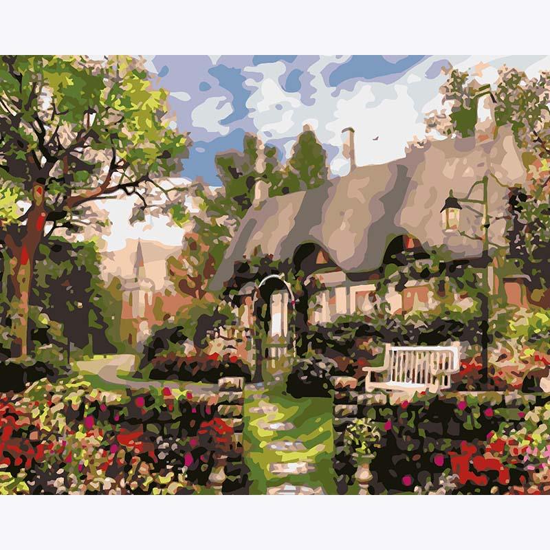 Bloomveil Haven – Paint by Numbers