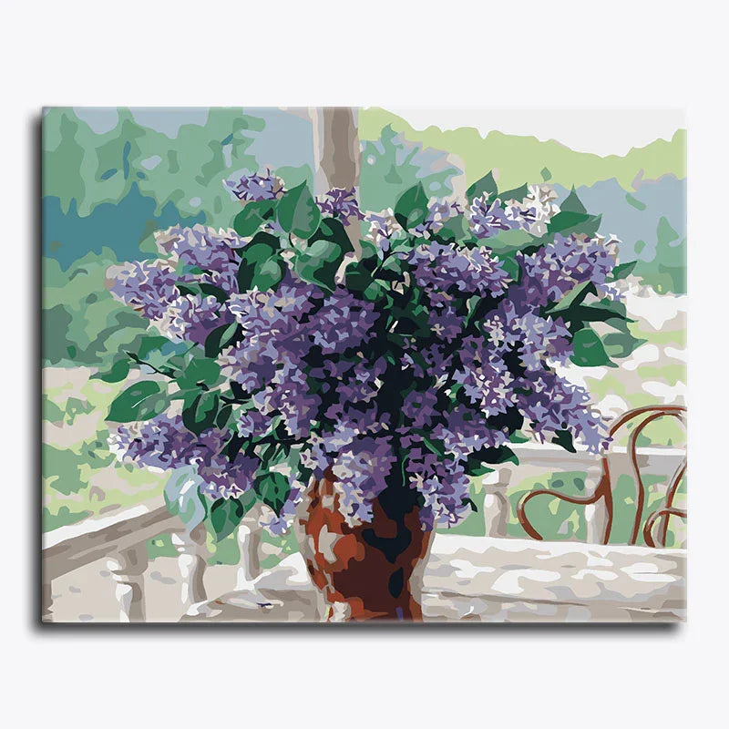 Lilac Porch Morning – Paint by Numbers - My Store
