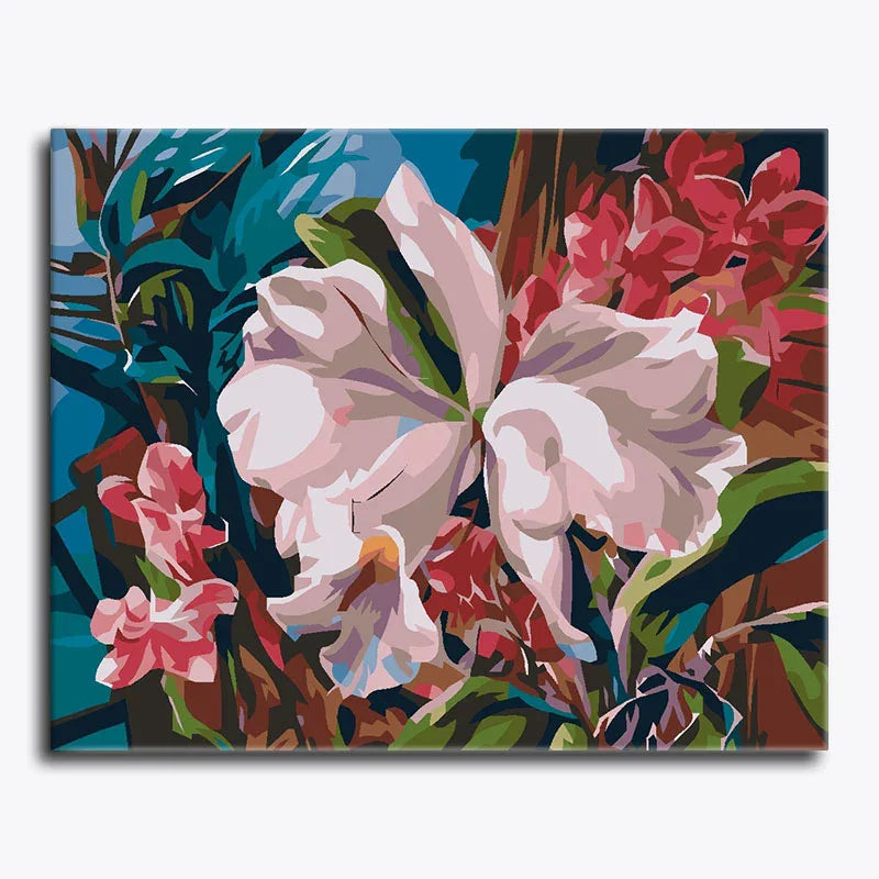 Orchid Bloom– Paint by Numbers - My Store