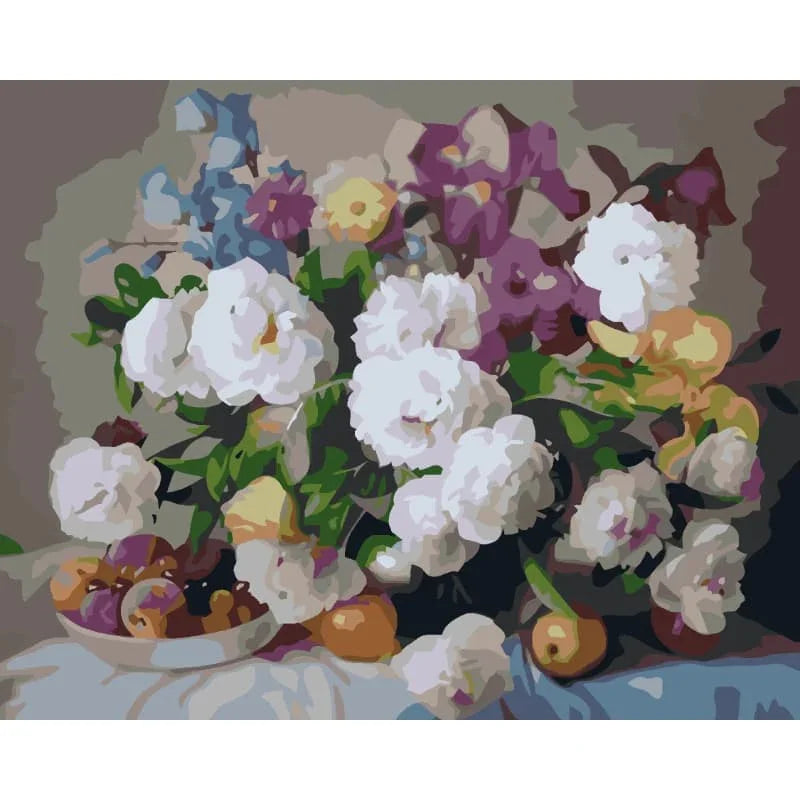Peony Abundance – Paint by Numbers - My Store