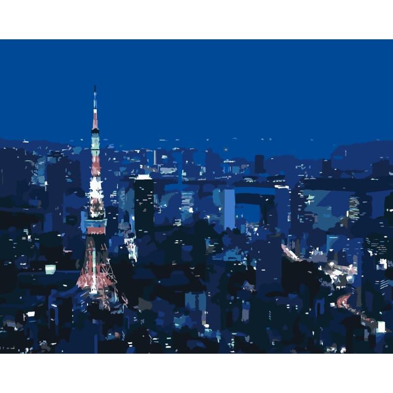 Tokyo After Dusk – Paint by Numbers - My Store