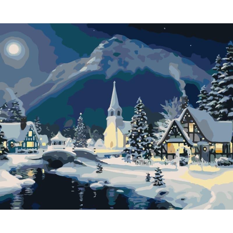 Snowveil Sanctuary – Paint by Numbers - My Store