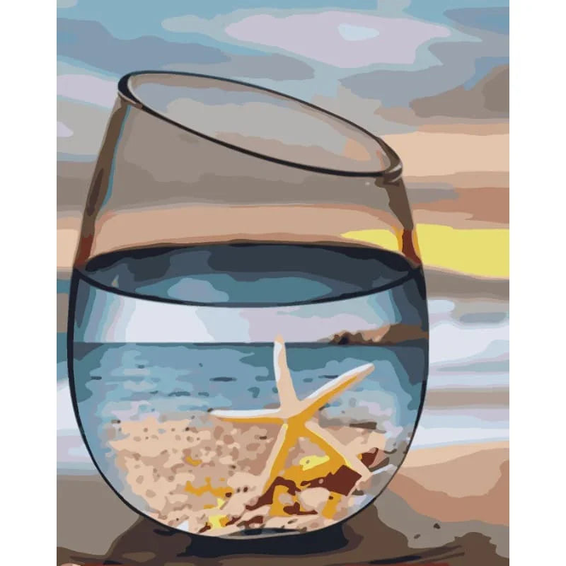 Tideglass Sunset – Paint by Numbers - My Store