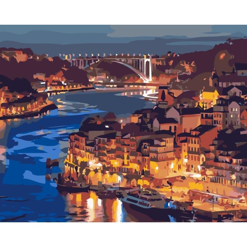 Riverlights Over Porto – Paint by Numbers - My Store