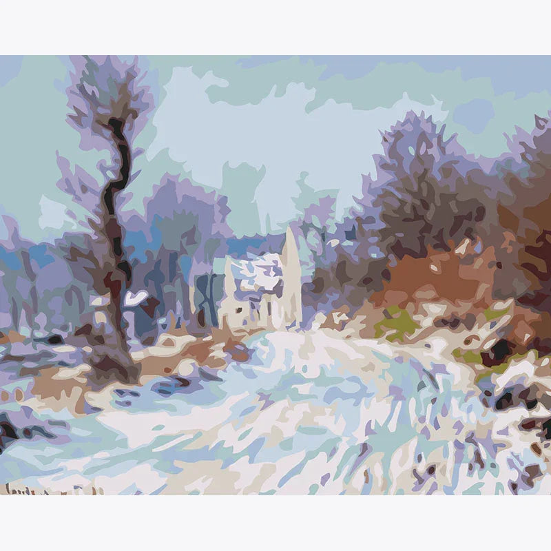 Winter Trail – Paint by Numbers - My Store