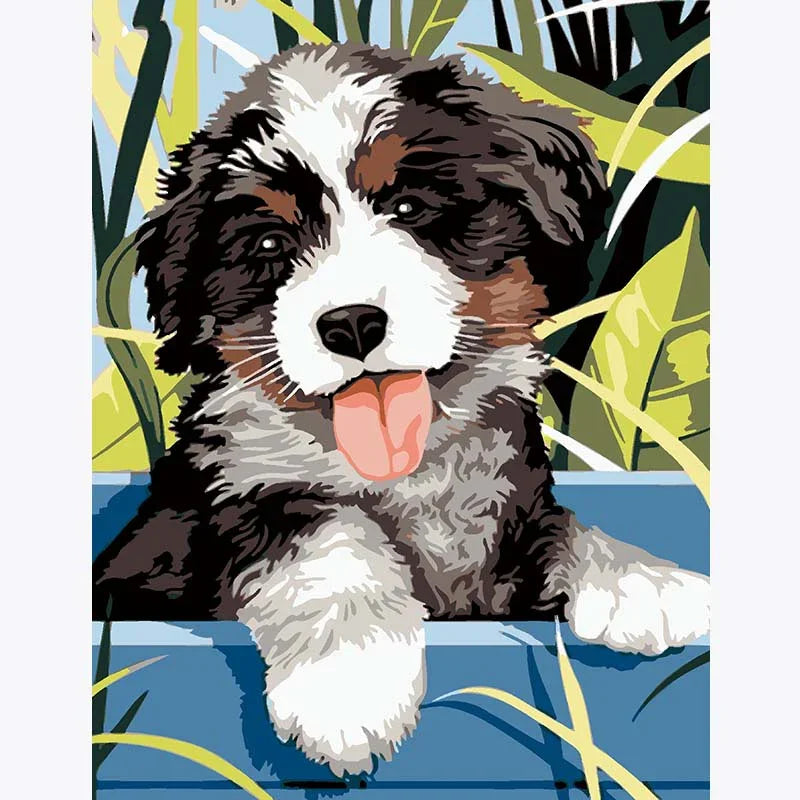 Furry Friend – Paint by Numbers - My Store