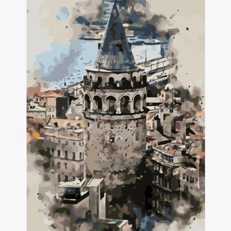 Galata Tower – Paint by Numbers - My Store