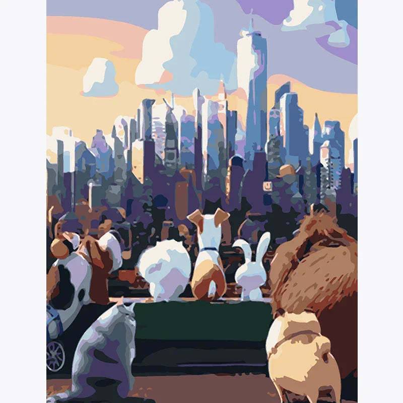 City Tails – Paint by Numbers - My Store