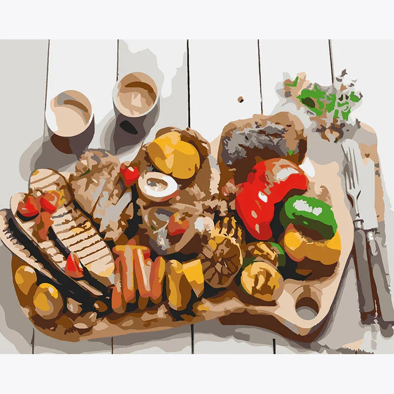 Rustic Brunch – Paint by Numbers - My Store