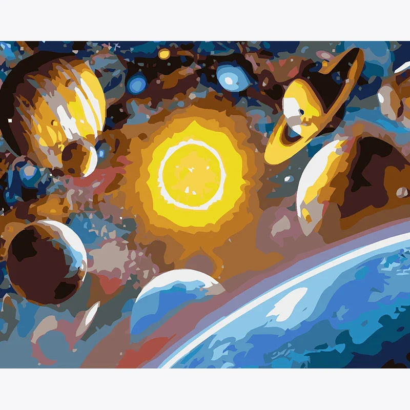 Cosmic Voyage – Paint by Numbers