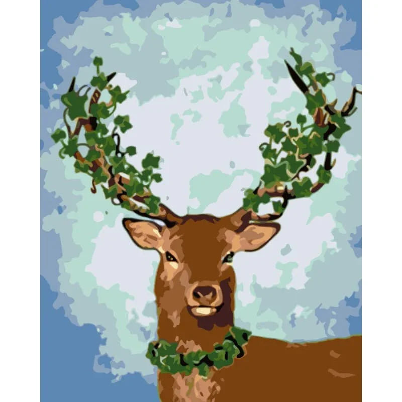 Enchanted Deer – Paint by Numbers - My Store