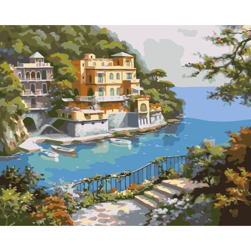 Amalfi View – Paint by Numbers - My Store